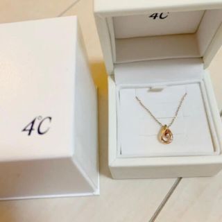 ヨンドシー(4℃)の4 C ネックレス　ピンクゴールド(ネックレス)