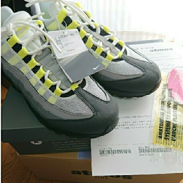 新品未使用色NIKE AIR MAX 95 OG NEON YELLOW 2020