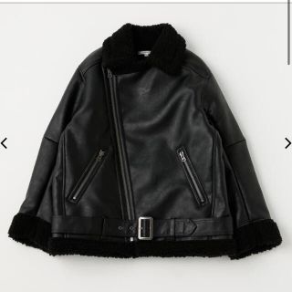 マウジー(moussy)の MOUSSY  F／LEATHER OVER SIZED ジャケット(ライダースジャケット)