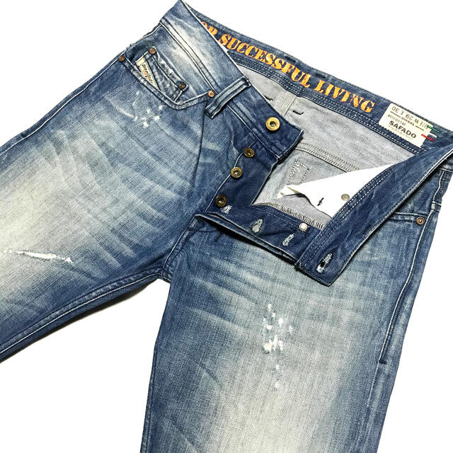 DIESEL ディーゼル SAFADO W30 ダメージ加工 汚し加工 Mサイズ