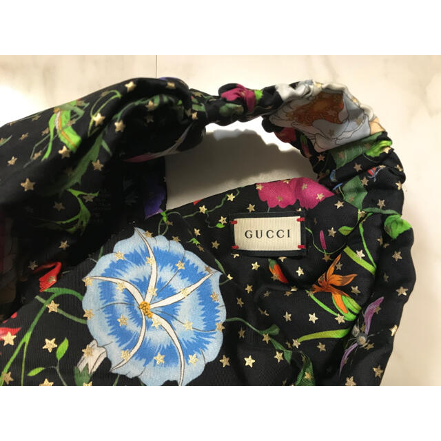 グッチ GUCCI プリントシルクヘアバンド ヘッドバンド ヘアアクセサリー新品