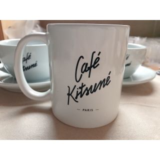 メゾンキツネ(MAISON KITSUNE')の残り3！カフェキツネ（メゾンキツネ）マグカップ 白(その他)