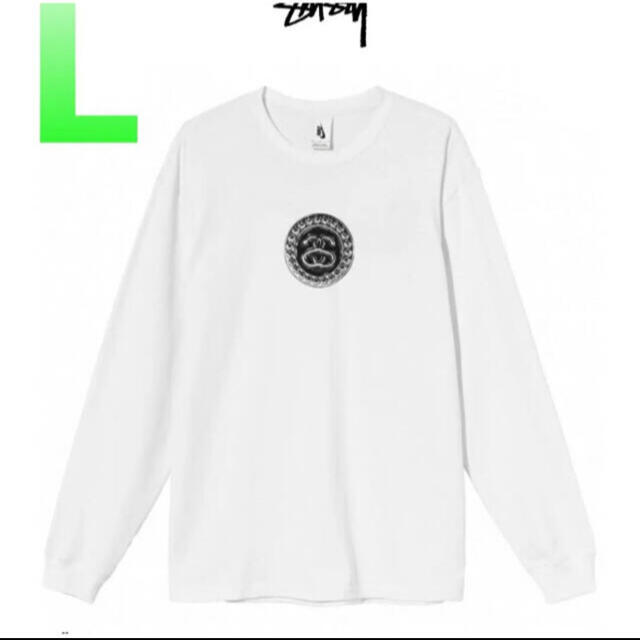 STUSSY(ステューシー)のstussy × nike ステューシー ナイキコラボ ロンT ホワイト メンズのトップス(Tシャツ/カットソー(七分/長袖))の商品写真