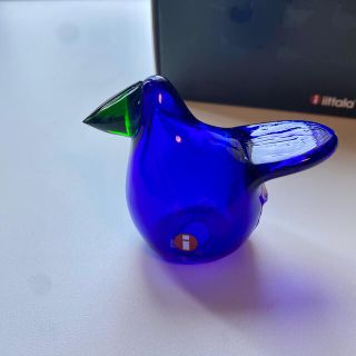 イッタラ(iittala)のイッタラ　バード　オイバトイッカ　シエッポ　コバルトブルー×エメラルド(置物)