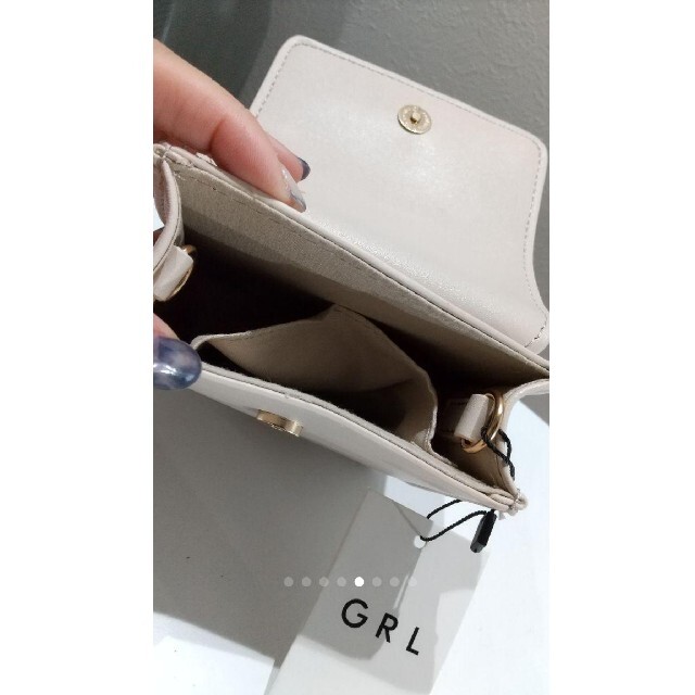 GRL(グレイル)の【GRL】2wayミニショルダーバッグ(グレージュ) レディースのバッグ(ショルダーバッグ)の商品写真