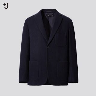 ユニクロ(UNIQLO)のユニクロ　ウールブレンドオーバーサイズジャケット(テーラードジャケット)