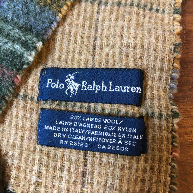 POLO RALPH LAUREN(ポロラルフローレン)の【引越につき処分/期間限定値下げ】ラルフローレン　マフラー メンズのファッション小物(マフラー)の商品写真