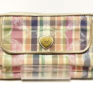 コーチ(COACH)のCOACH(コーチ) 2つ折り財布 シグネチャー柄(財布)