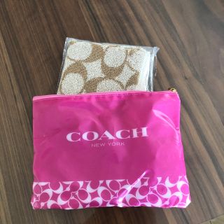 コーチ(COACH)の【COACH】オリジナルタオル&ポーチ(ハンカチ)