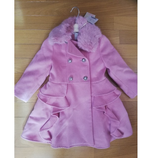 98-104センチ新品　モンスーン　コート　ピンク　女の子　海外子供服