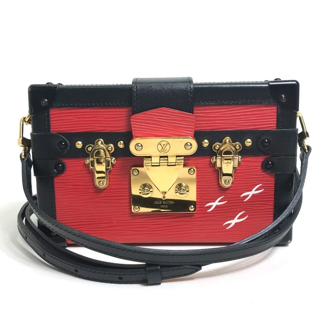 LOUIS VUITTON(ルイヴィトン)のルイヴィトン LOUIS VUITTON プティットマル M54651 エピ  カバン ポシェット ショルダーバッグ エピレザー コクリコ×ノワール レッド/ブラック レディースのバッグ(ショルダーバッグ)の商品写真