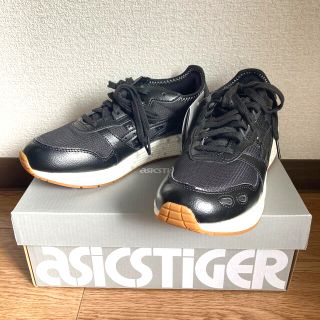 アシックス(asics)の【新品】asicsTiGER HyperGEL-LYTE 黒　スニーカー　24㎝(スニーカー)