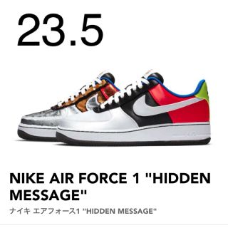 ナイキ(NIKE)のNIKE AIR FORCE 1 "HIDDEN MESSAGE"新品未使用(スニーカー)