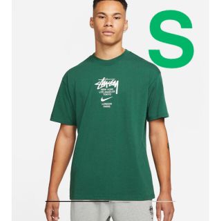 ステューシー(STUSSY)のNike Stussy ゴージグリーンTシャツ　Sサイズ(Tシャツ/カットソー(半袖/袖なし))