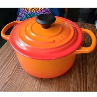 ルクルーゼ(LE CREUSET)のル•クルーゼ 16cm 1.3L オレンジ(鍋/フライパン)