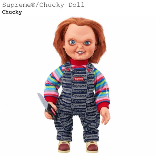 タグ納品書原本ステッカー状態送込!! Supreme ChuckyDoll チャッキー人形