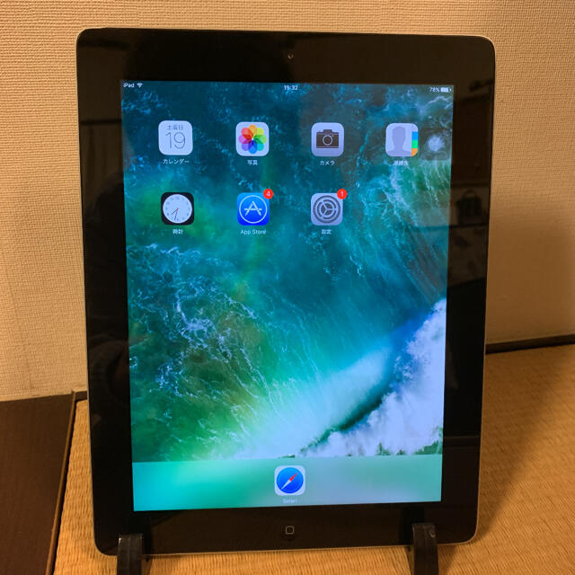 APPLE iPad IPAD WI-FI 16G ブラック 第4世代スマホ/家電/カメラ