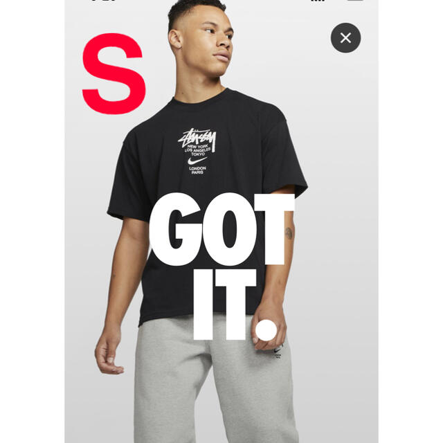 NIKE(ナイキ)のナイキ ステューシー Tシャツ Sサイズ メンズのトップス(Tシャツ/カットソー(半袖/袖なし))の商品写真