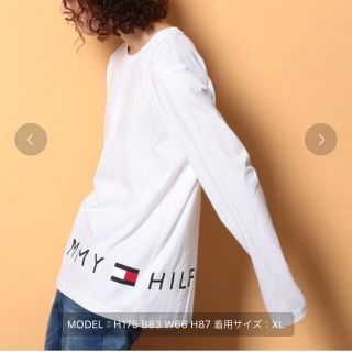 トミーヒルフィガー(TOMMY HILFIGER)の新品　TOMMY HILFIGER トミー　ロンT XL(Tシャツ/カットソー(七分/長袖))