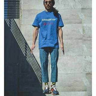 フラグメント(FRAGMENT)のFRAGMENT×DIMMAK TEE XL BLUE(Tシャツ/カットソー(半袖/袖なし))