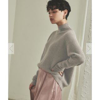 ティティベイト(titivate)のひつじ様専用【美品】titivate フォックス混ボトルネックニット(ニット/セーター)