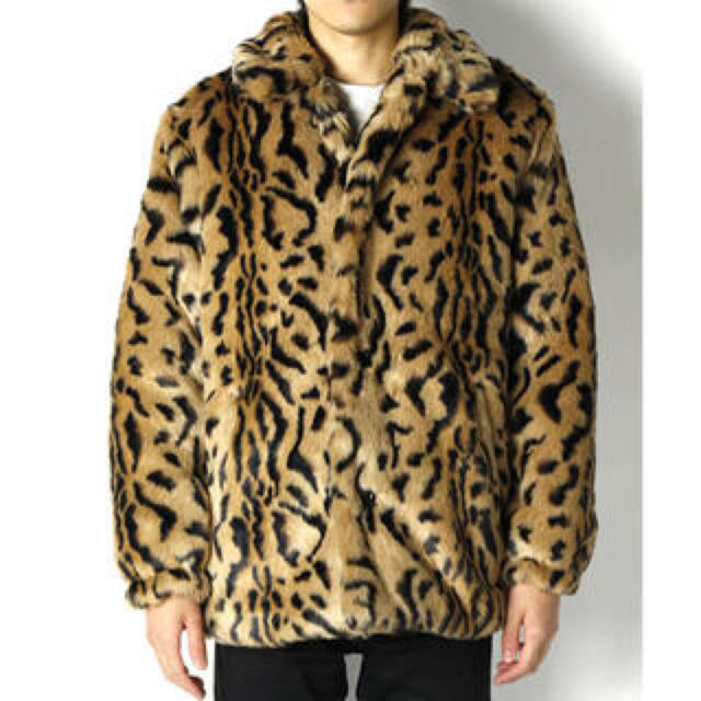 M寸法Wacko Maria LEOPARD FUR COACH JACKET M