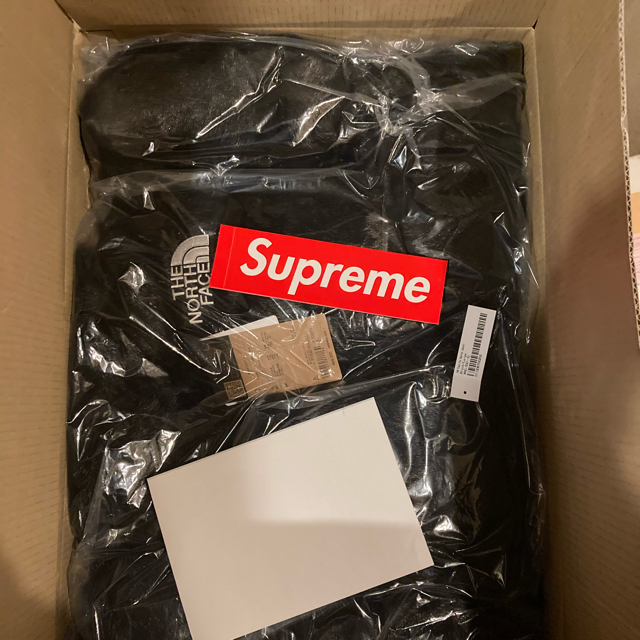 Supreme Faux Fur Nuptse Black L