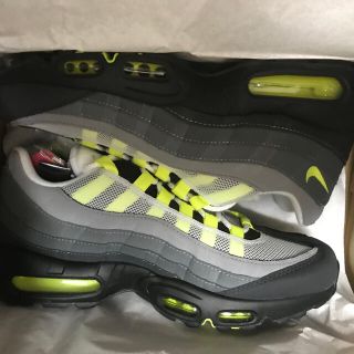 ナイキ(NIKE)のnike airmax95 neon yellow 26.5cm(スニーカー)