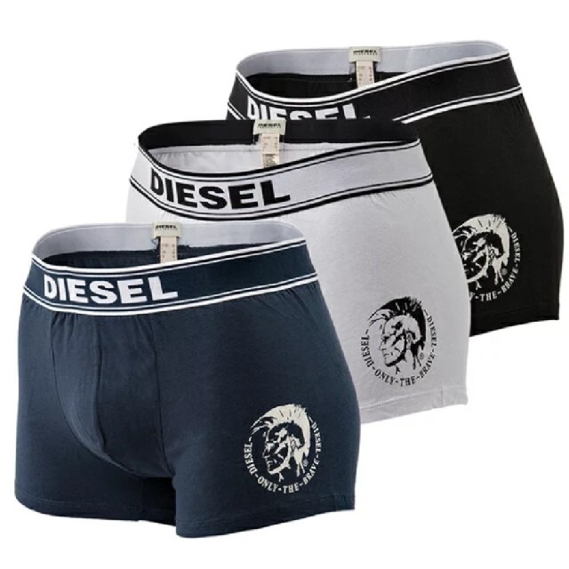 DIESEL(ディーゼル)のDIESEL ボクサーパンツ 3枚セット メンズ レディース     メンズのアンダーウェア(ボクサーパンツ)の商品写真