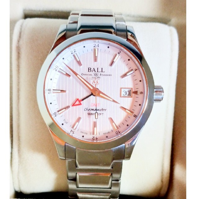 BALL - ryo325  ほぼ未使用 美品 BALL ボール腕時計
