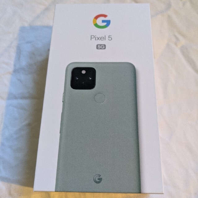 スマホ/家電/カメラGoogle Pixel5 Sorta Sage SB simロック解除済