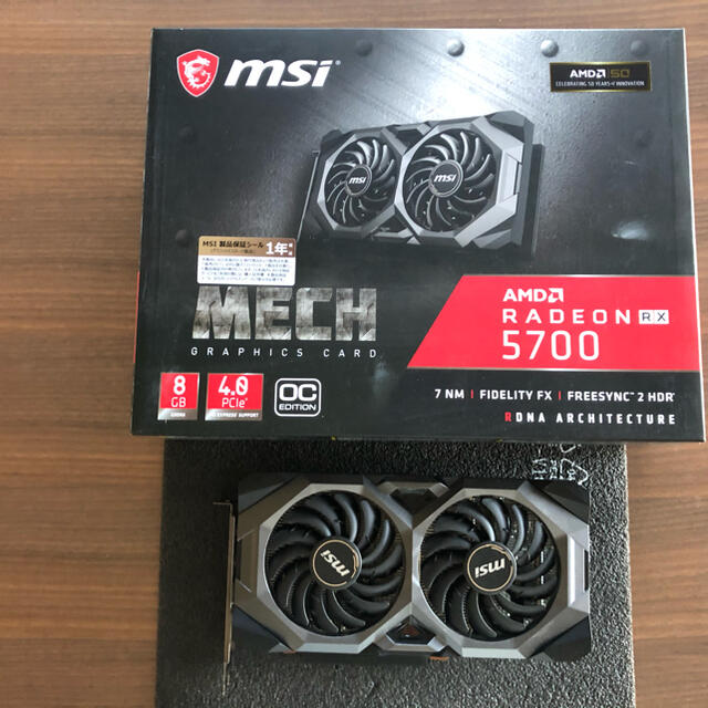 MSI RADEON RX5700 MECH OCスマホ/家電/カメラ