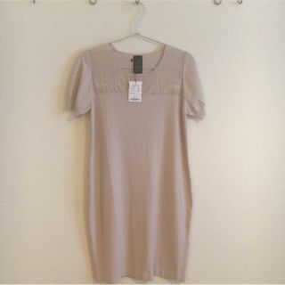 ダブルスタンダードクロージング(DOUBLE STANDARD CLOTHING)の新品未使用❤︎sov.レースワンピース(ひざ丈ワンピース)