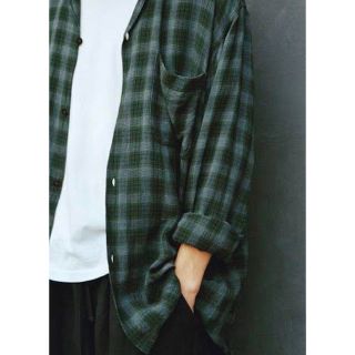 コモリ(COMOLI)のコモリ　comoli レーヨンシャツ　20ss サイズ1(シャツ)