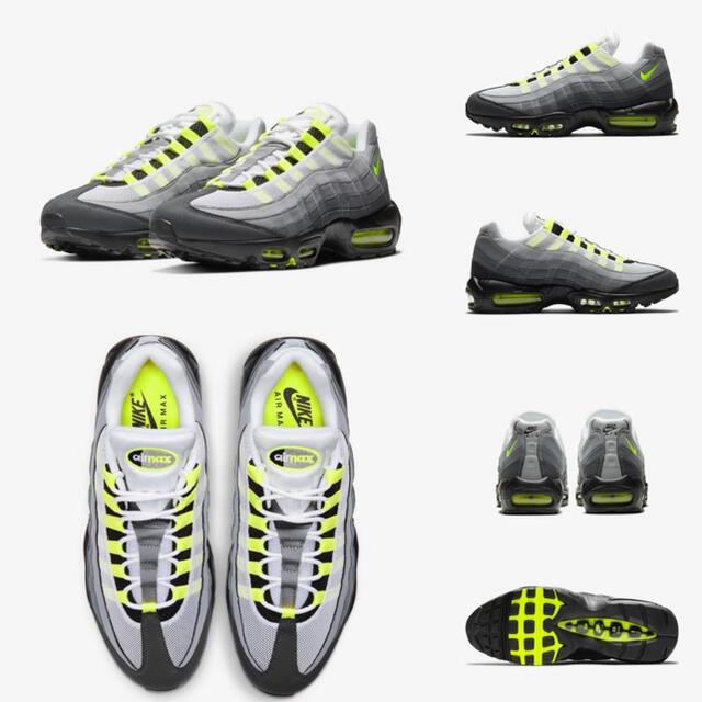 NIKE(ナイキ)のNIKE AIR MAX 95 OG NEON YELLOW 25cm ナイキ メンズの靴/シューズ(スニーカー)の商品写真