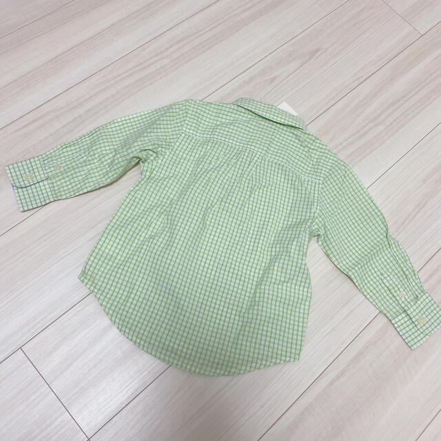 babyGAP(ベビーギャップ)の新品タグ付き❣️ベビーギャップ　長袖チェックシャツ　95cm キッズ/ベビー/マタニティのキッズ服男の子用(90cm~)(ブラウス)の商品写真