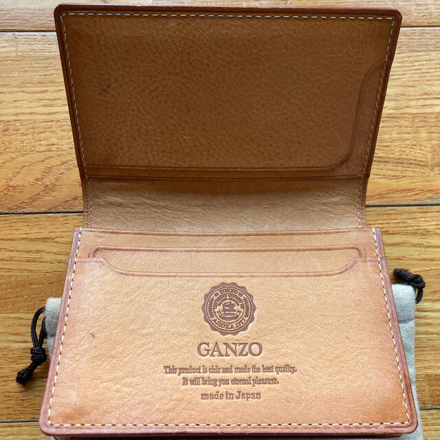 GANZO(ガンゾ)のGANZO ガンゾ　名刺入れ　シンブライドルレザー メンズのファッション小物(名刺入れ/定期入れ)の商品写真
