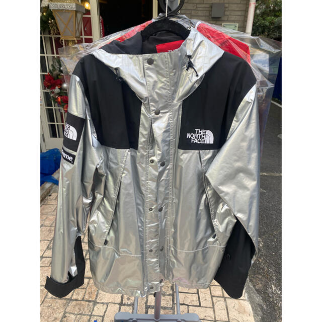 Supreme The north face 18ss Mサイズ　シルバー