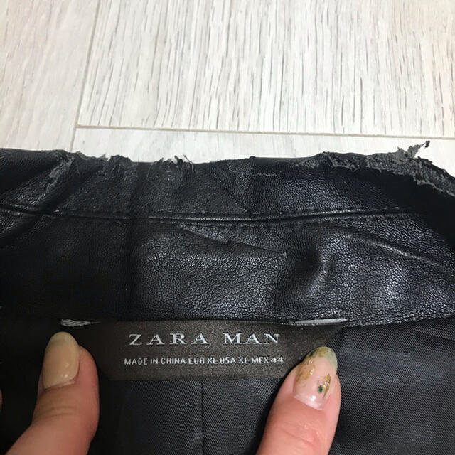 ZARA(ザラ)のZARA MAN ザラ　ライダース　ジャケット　44 XL  メンズのジャケット/アウター(ライダースジャケット)の商品写真