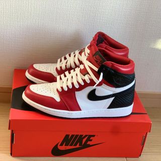 ナイキ(NIKE)の「極美品」AIR JORDAN1 HI OG SATIN SNAKE(スニーカー)