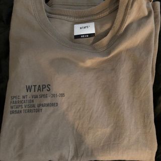 ダブルタップス(W)taps)のwtaps t shirt, beige, size 2(Tシャツ/カットソー(半袖/袖なし))