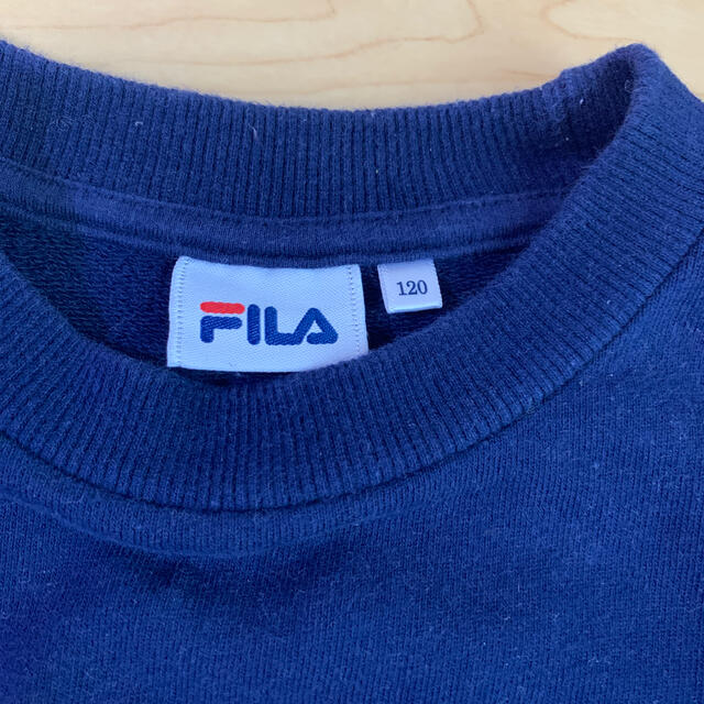 FILA(フィラ)のFILA トレーナー　120 キッズ/ベビー/マタニティのキッズ服男の子用(90cm~)(Tシャツ/カットソー)の商品写真