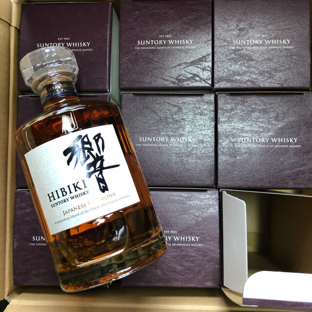 サントリー 響 ジャパニーズハーモニー 9本 ウイスキー 700ml - ウイスキー