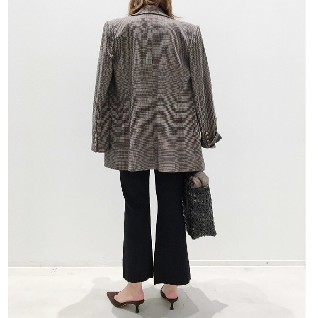 L'Appartement DEUXIEME CLASSE(アパルトモンドゥーズィエムクラス)のCropped Knit パンツ■ブラック■アパルトモン レディースのパンツ(クロップドパンツ)の商品写真