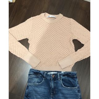 ザラ(ZARA)のZARA レーストップス(カットソー(長袖/七分))