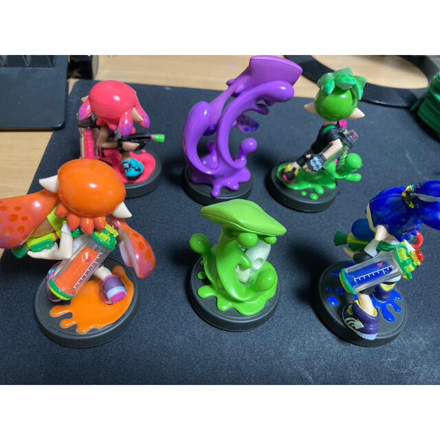 任天堂(ニンテンドウ)のsplatoon amiibo 6体セット　【初期化済み】 エンタメ/ホビーのフィギュア(ゲームキャラクター)の商品写真