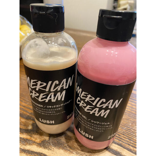 LUSH(ラッシュ)のLUSH アメリカンクリーム　シャワージェル　リキッドコンディショナーセット コスメ/美容のヘアケア/スタイリング(コンディショナー/リンス)の商品写真