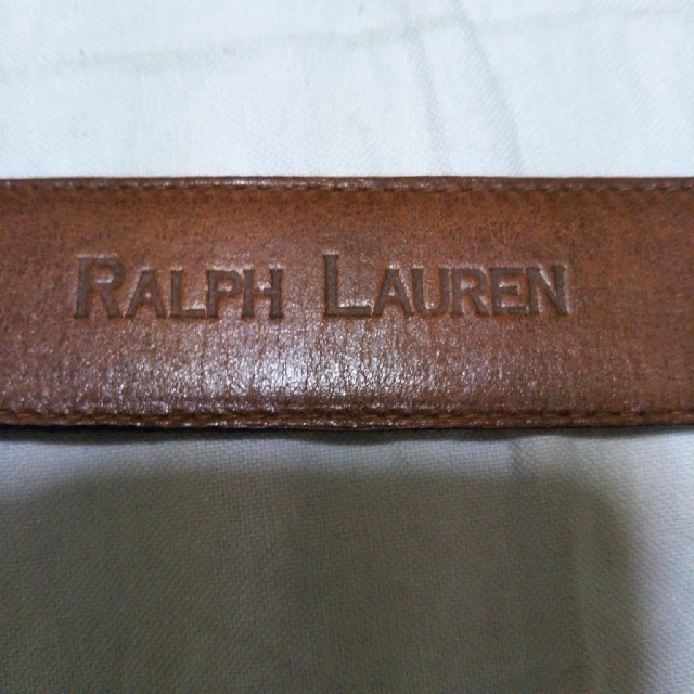 Ralph Lauren(ラルフローレン)のラルフローレン　レザーベルト メンズのファッション小物(ベルト)の商品写真