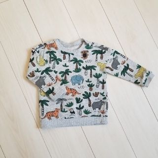 エイチアンドエム(H&M)のH&M 動物柄🐨🐘トレーナー 80cm(トレーナー)