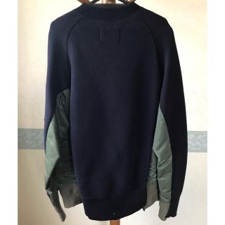 Sacai MA-1ドッキング　スウェット トレーナー　size2